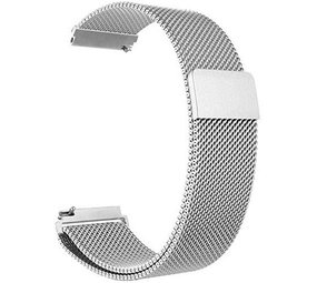 Strap-it® Garmin Forerunner 245 / 645 Milanese band (zilver) Strap-it® Garmin Forerunner 245 / 645 Milanese band (zilver)