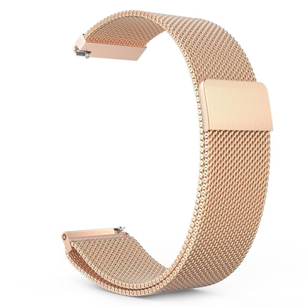 Strap-it® Strap-it Garmin Forerunner 245 / 645 Milanese band (rosé goud)