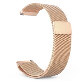 Strap-it® Garmin Forerunner 245 / 645 Milanese band (rosé goud)