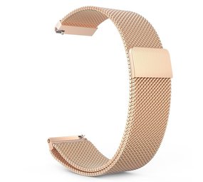 Strap-it® Garmin Forerunner 245 / 645 Milanese band (rosé goud)