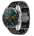 Strap-it® Strap-it Huawei Watch GT 2 stalen draak band (zwart)