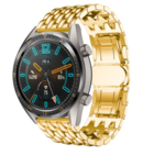 Strap-it® Strap-it Huawei Watch GT 2 stalen draak band (goud)