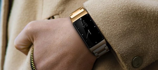 Strap-it® Strap-it Fitbit Charge 2 stalen band (goud)
