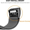 Strap-it® Strap-it Fitbit Charge 2 Milanese band (zwart) Strap-it® Strap-it Fitbit Charge 2 Milanese band (zwart)
