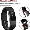 Strap-it® Strap-it Fitbit Charge 2 diamant silicone band (zwart) Strap-it® Strap-it Fitbit Charge 2 diamant silicone band (zwart)