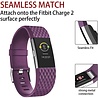 Strap-it® Strap-it Fitbit Charge 2 diamant silicone band (paars) Strap-it® Strap-it Fitbit Charge 2 diamant silicone band (paars)