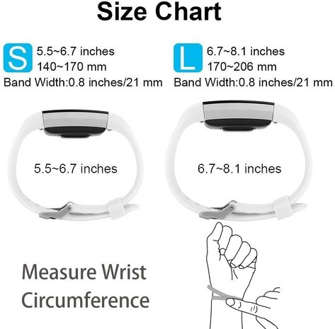 Strap-it® Strap-it Fitbit Charge 2 diamant silicone band (donkerblauw)