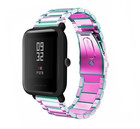 Strap-it® Strap-it Xiaomi Amazfit Bip stalen band (regenboog)