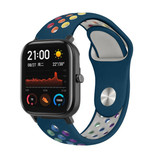 Strap-it® Xiaomi Amazfit GTS sport band (kleurrijk dennengroen) Strap-it® Xiaomi Amazfit GTS sport band (kleurrijk dennengroen)