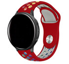 Strap-it® Strap-it Garmin Vivoactive 3 sport band (rood kleurrijk)