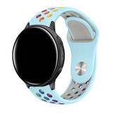 Strap-it® Garmin Vivoactive 3 sport band (lichtblauw kleurrijk)