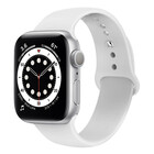 Strap-it® Strap-it Apple Watch 6 silicone band (wit)
