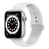 Strap-it® Strap-it Apple Watch 6 silicone band (wit) Strap-it® Strap-it Apple Watch 6 silicone band (wit)