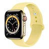 Strap-it® Strap-it Apple Watch 6 silicone band (geel) Strap-it® Strap-it Apple Watch 6 silicone band (geel)