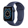 Strap-it® Strap-it Apple Watch 6 silicone band (donkerblauw) Strap-it® Strap-it Apple Watch 6 silicone band (donkerblauw)