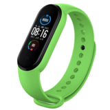 Strap-it® Xiaomi Mi Band 5 siliconen bandje (lichtgroen)