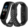 Strap-it® Strap-it Xiaomi Mi Band 5 sport bandje (zwart/grijs) Strap-it® Strap-it Xiaomi Mi Band 5 sport bandje (zwart/grijs)