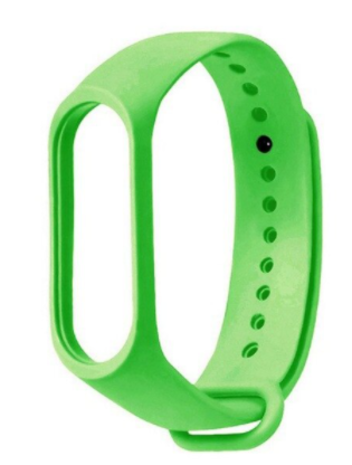 Strap-it® Strap-it Xiaomi Mi Band 5 siliconen bandje (lichtgroen)