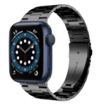 Strap-it® Strap-it Apple Watch 6 stalen band (zwart)