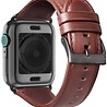 Strap-it® Strap-it Apple Watch 6 leren bandje (roodbruin) Strap-it® Strap-it Apple Watch 6 leren bandje (roodbruin)