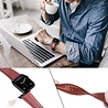 Strap-it® Strap-it Apple Watch 6 leren bandje (roodbruin) Strap-it® Strap-it Apple Watch 6 leren bandje (roodbruin)