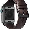 Strap-it® Strap-it Apple Watch 6 leren bandje (donkerbruin) Strap-it® Strap-it Apple Watch 6 leren bandje (donkerbruin)