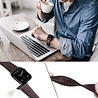 Strap-it® Strap-it Apple Watch 6 leren bandje (donkerbruin) Strap-it® Strap-it Apple Watch 6 leren bandje (donkerbruin)