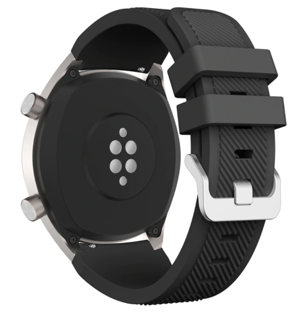 Strap-it® Strap-it Honor Magic Watch 2 siliconen band (zwart)