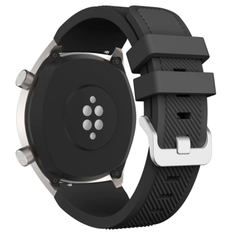Strap-it® Strap-it Honor Magic Watch 2 siliconen band (zwart)