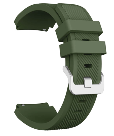 Strap-it® Strap-it Honor Magic Watch 2 siliconen band (legergroen)