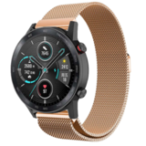 Strap-it® Honor Magic Watch 2 Milanees bandje (rosé goud)
