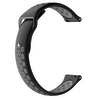 Strap-it® Strap-it Horlogeband 22mm sport universeel (zwart/grijs) Strap-it® Strap-it Horlogeband 22mm sport universeel (zwart/grijs)