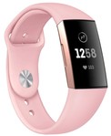Strap-it® Strap-it Fitbit Charge 3 sport bandje (roze)