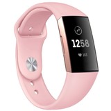 Strap-it® Fitbit Charge 3 sport bandje (roze)