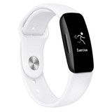 Strap-it® Fitbit Inspire 2 silicone band (wit)