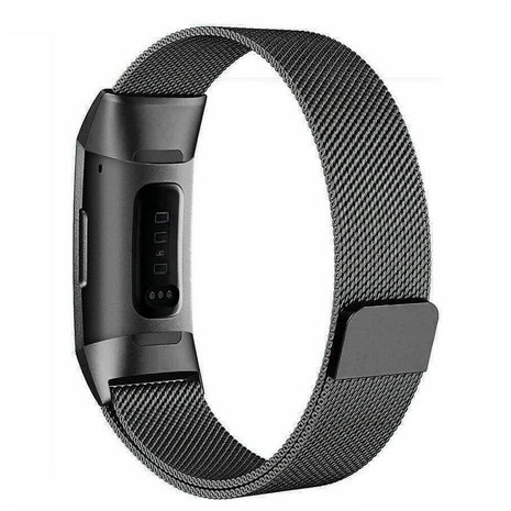 Verrijken Afwezigheid barrière Fitbit Charge 4 Milanese band (zwart) - Smartwatchbanden.nl