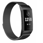 Strap-it® Strap-it Fitbit Charge 4 Milanese band (zwart)