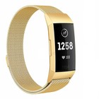 Strap-it® Strap-it Fitbit Charge 4 Milanese band (goud)