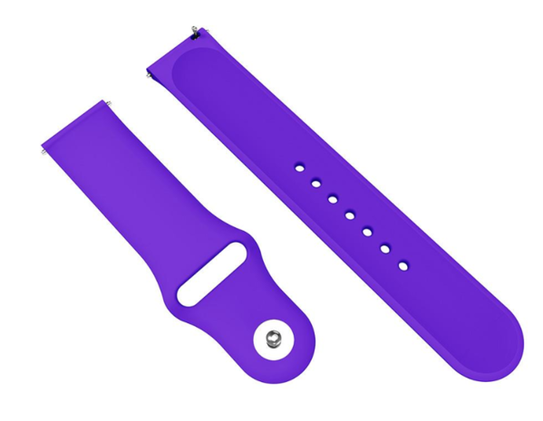 Strap-it® Strap-it Samsung Galaxy Watch 3 sport band 45mm (paars)