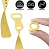 Strap-it® Strap-it Fitbit Sense siliconen bandje (geel) Strap-it® Strap-it Fitbit Sense siliconen bandje (geel)