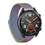 Strap-it® Huawei Watch GT 2 Milanese band (regenboog)