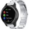 Strap-it® Strap-it Garmin Vivoactive 4 stalen band - 45mm - zilver Strap-it® Strap-it Garmin Vivoactive 4 stalen band - 45mm - zilver