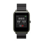 Strap-it® Strap-it Xiaomi Amazfit Bip metalen bandje (zwart)