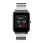 Strap-it® Strap-it Xiaomi Amazfit Bip metalen bandje (zilver)