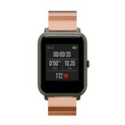 Strap-it® Strap-it Xiaomi Amazfit Bip metalen bandje (rosé goud)