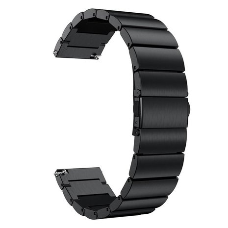 Strap-it® Strap-it Garmin Vivoactive 4 metalen bandje (zwart) Strap-it® Strap-it Garmin Vivoactive 4 metalen bandje (zwart)