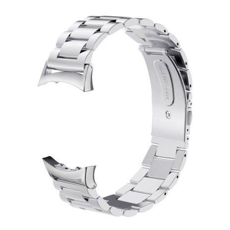 Strap-it® Strap-it Samsung Gear Fit 2 / Gear Fit 2 Pro stalen band (zilver)