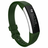 Strap-it® Fitbit Alta / Alta HR siliconen bandje (legergroen)