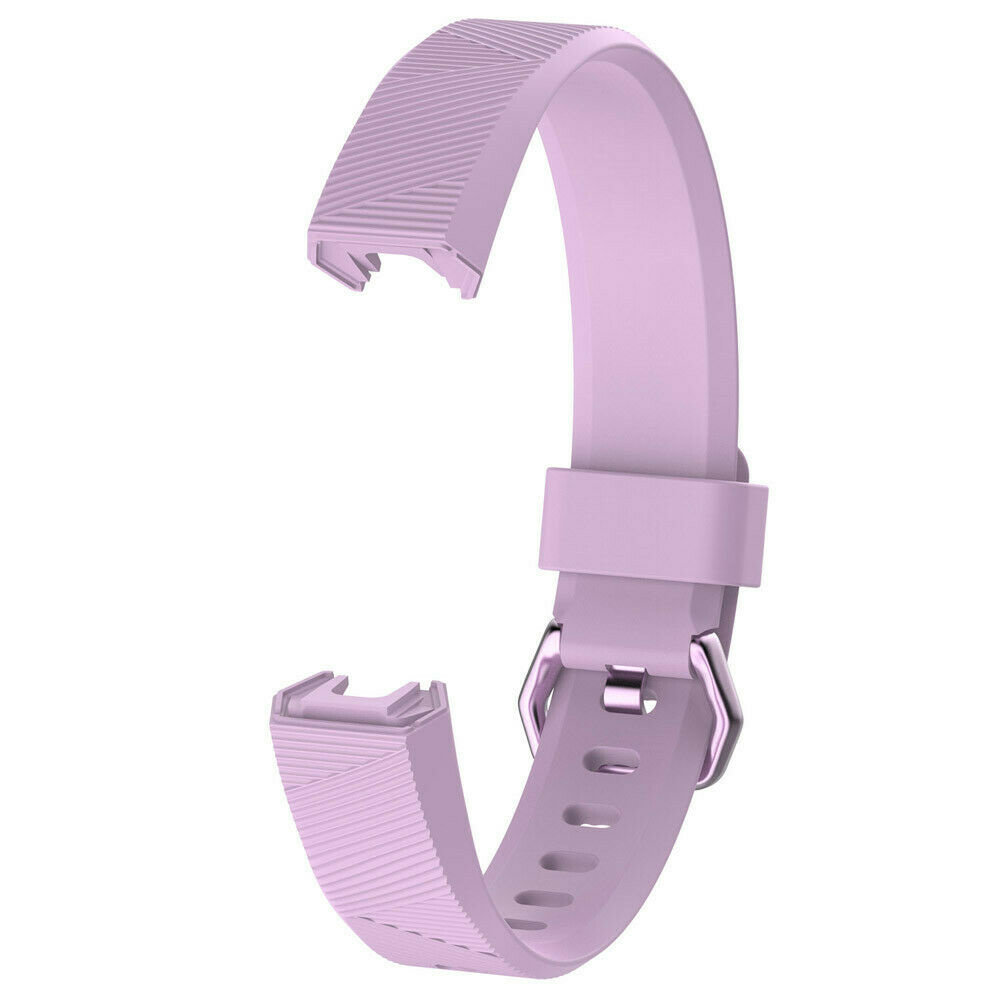 Strap-it® Strap-it Fitbit Alta / Alta HR siliconen bandje (lavendel)