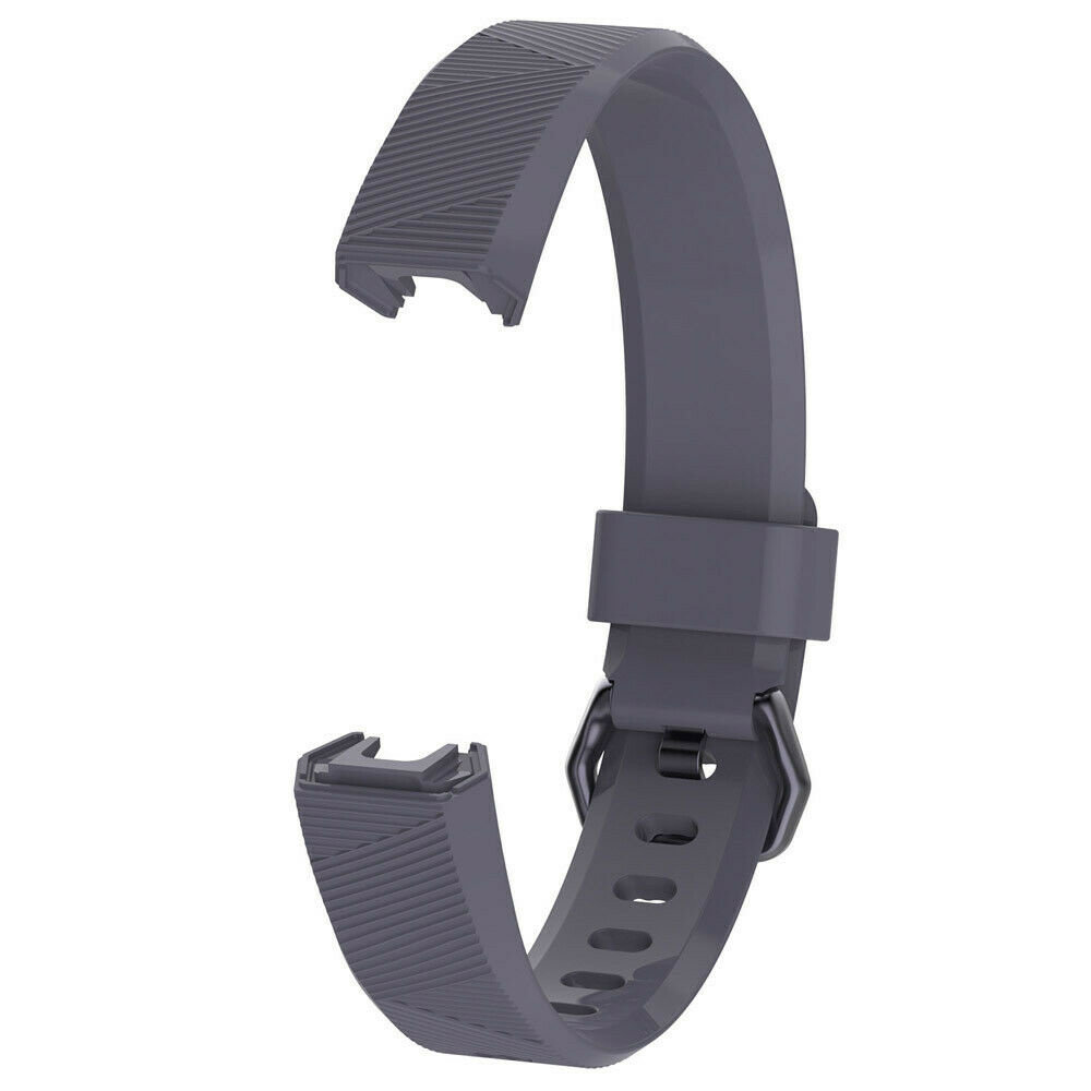 Strap-it® Strap-it Fitbit Alta / Alta HR siliconen bandje (grijs)